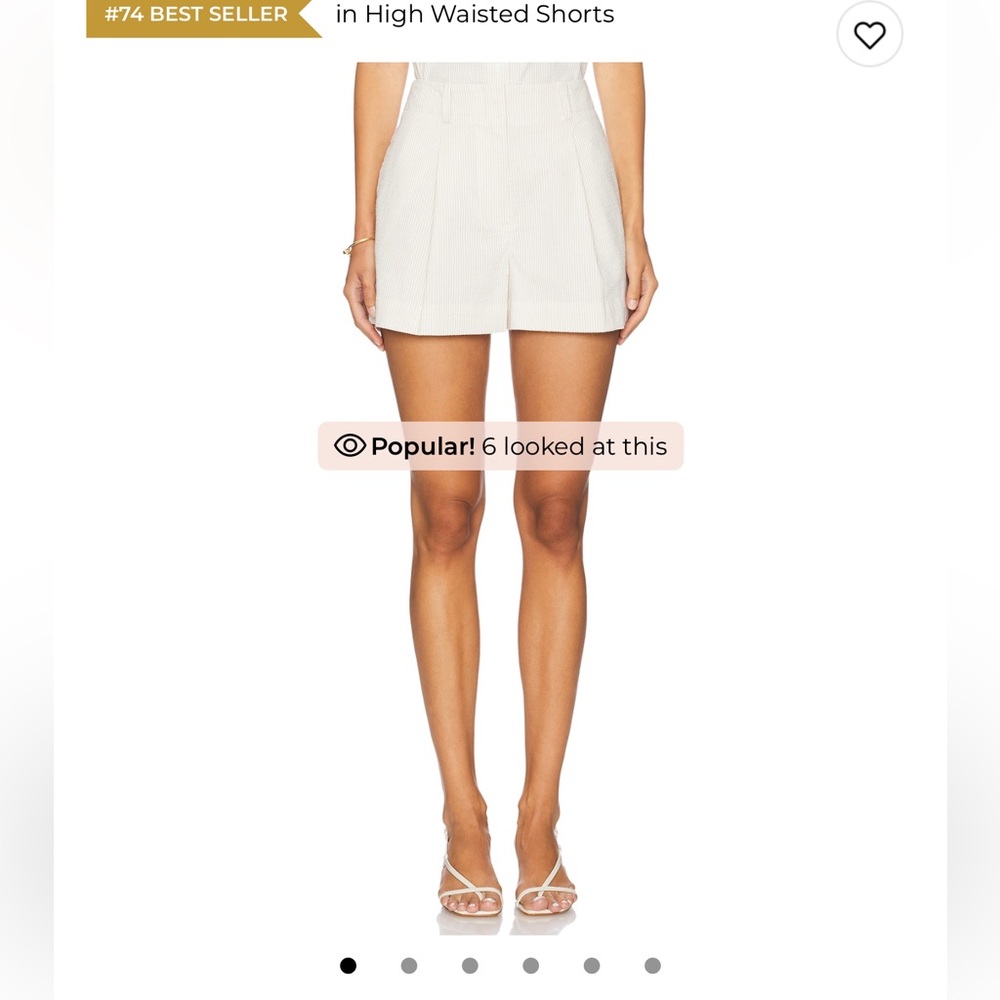 L’academie by Marianna Emi Short in Khaki Stripe